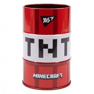 Стакан-підставка бочка YES Minecraft метал (470497) 470497 фото