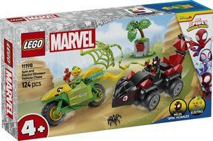 Конструктор LEGO Marvel Перегони на електромобілях з динозаврами 124 деталі (11198) 11198 фото