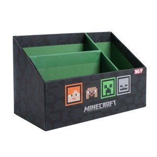 Органайзер настільний Yes Minecraft 3 відділення картон 708621 фото