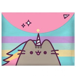 Папка-конверт на кнопці YES А4 Pusheen (491782) 491782 фото