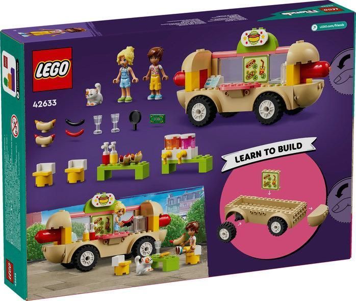 Конструктор LEGO Friends Грузовик с хот-догами 100 деталей (42633) 42633 фото