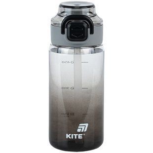 Пляшечка для води Kite K25-1212-1, 600 мл, чорна K25-1212-1 фото