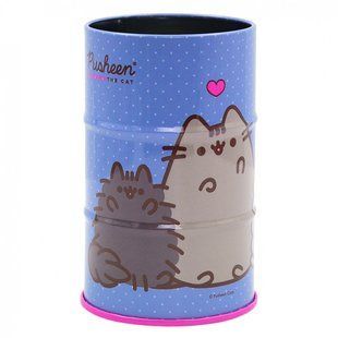 Стакан-подставка бочка Yes Pusheen метал (708377) 708377 фото