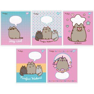 Зошит шкільний Yes Pusheen 12 аркушів лінія 766951 фото