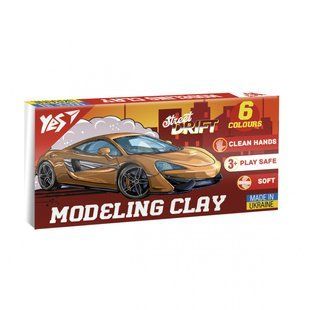 Пластилин Yes Drift King 6 цветов 120 г (540654) 540654 фото