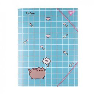 Папка на резинке Yes Pusheen Hearts A4 (492215) 492215 фото