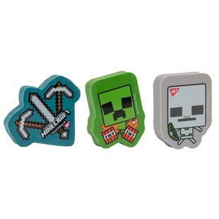 Гумка фігурна Yes Minecraft 3 дизайна мікс 560600 фото