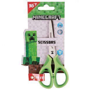 Ножницы Yes Minecraft 13см с резиновыми вставками (480430) 480430 фото