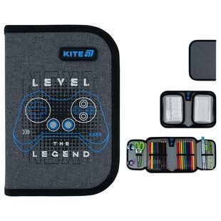 Пенал с наполнением Kite Level UP K26-622H-6, 1 отделение, 2 отворота K26-622H-6 фото