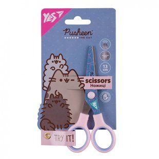 Ножницы Yes Pusheen 13см с принтом на лезвии (480468) 480468 фото
