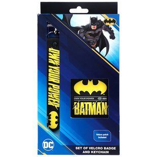 Набор бейдж на липучке и подвеска Kite DC Batman DC25-3010, 2 шт. DC25-3010 фото