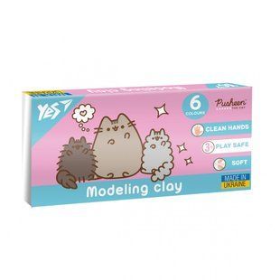 Пластилин Yes Pusheen 6 цветов 120 г (540651) 540651 фото