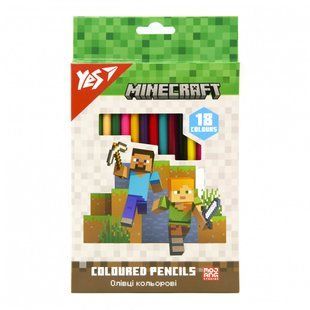Карандаши цветные Yes 18 цв. Minecraft (290765) 290765 фото