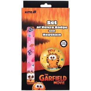 Набор бейдж на липучке и подвеска Kite Garfield GF25-3010, 2 шт. GF25-3010 фото