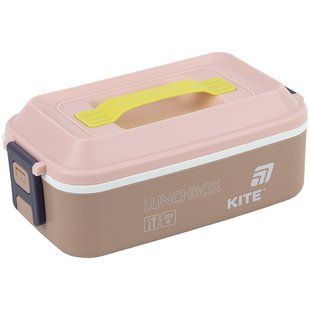 Ланчбокс Kite K25-1183-1, 1000 мл, бежевий K25-1183-1 фото