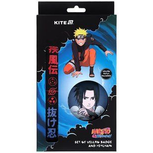 Набор бейдж на липучке и подвеска Kite Naruto Shippuden NR25-3010, 2 шт. NR25-3010 фото