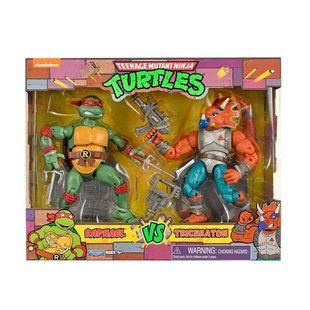 Набір фігурок TMNT Черепашки-ніндзя класичні - Рафаель проти Трицератона 15 см (81278) 81278 фото