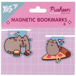 Закладки магнитные Yes Pusheen food, 2шт 708104 фото