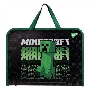 Папка-портфель YES Minecraft FC на молнии с тканевыми ручками (492168) 492168 фото