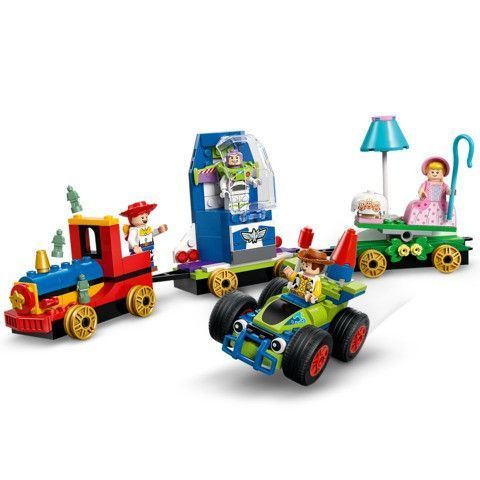 Конструктор LEGO Disney Pixar Святкування з Історії Іграшок: потяг і авто для перегонів 206 деталей (43264) 43264 фото