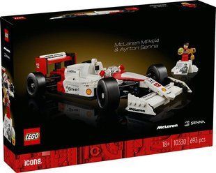 Конструктор LEGO Icons McLaren MP4/4 и Айртон Сенна 693 детелай (10330) 10330 фото