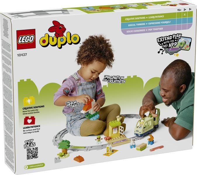 Конструктор LEGO DUPLO Town Інтерактивний пригодницький потяг 57 деталей (10427) 10427 фото
