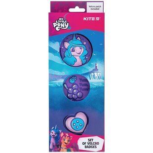Набір бейджів на липучці Kite My Little Pony LP24-3012, 3 шт. LP24-3012 фото