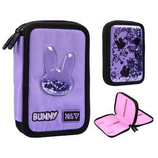 Пенал твердый Yes двойной Shiny Bunny HP-01 533708 фото