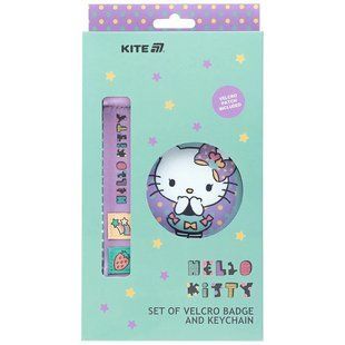 Набор бейдж на липучке и подвеска Kite Hello Kitty HK25-3010-1, 2 шт. HK25-3010-1 фото