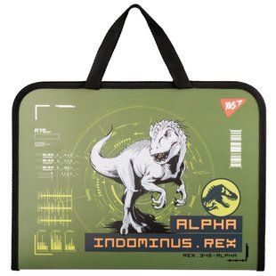 Папка портфель Yes Jurassic World хаки FC 492242 фото