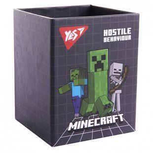 Стакан для письменных принадлежностей Yes Minecraft картон (708332) 708332 фото