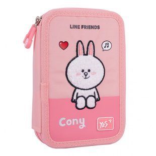 Пенал твердый двойной Yes Line Friends Pretty Choco and Cony HP-01 (533638) 533638 фото