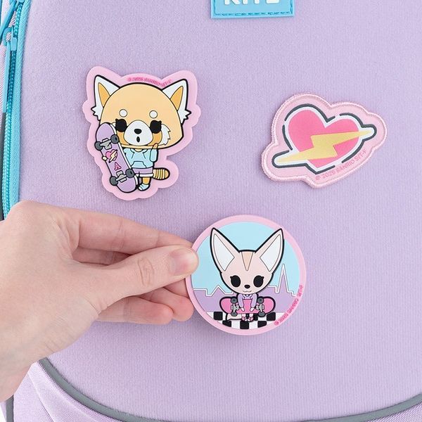 Набір бейджів на липучці Kite Aggretsuko AR25-3012, 3 шт. AR25-3012 фото