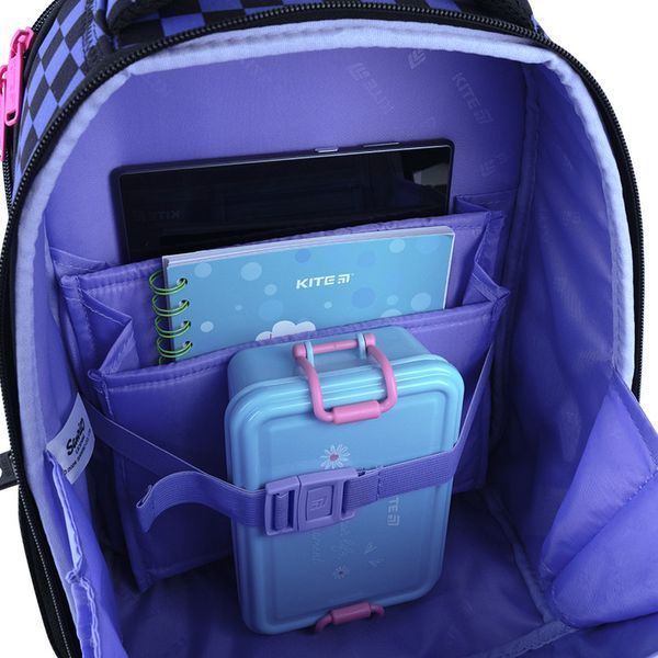 Шкільний набір Рюкзак шкільний каркасний Kite Education Kuromi HK26-555S-3 RP пенал HK26-555S-3 RP фото