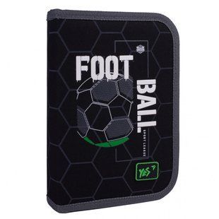 Пенал твердый YES одинарный с клапаном HP-03 Football TIme (533663) 533663 фото