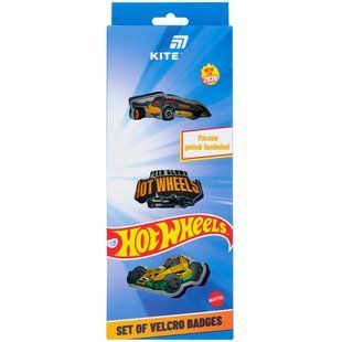 Набір бейджів на липучці Kite Hot Wheels HW26-3012, 3 шт. HW26-3012 фото