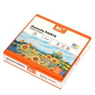 Фарби гуашеві Yes Orange Line 16 кольорів 20 мл 230433 фото