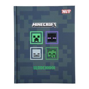Щоденник шкільний Yes Minecraft А5 40 аркушів твердий 911663 фото