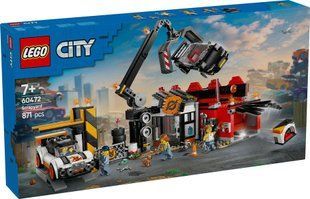 Конструктор LEGO City Звалище з автомобілями 871 деталь (60472) 60472 фото