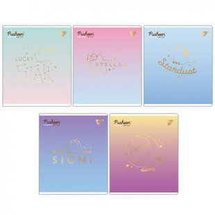 Зошит YES Goldstar Pusheen 12 аркушів коса лінія (767500) 767500 фото