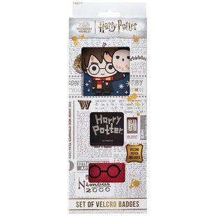 Набір бейджів на липучці Kite Harry Potter HP25-3012, 3 шт. HP25-3012 фото