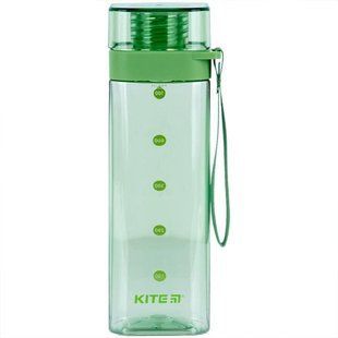 Бутылка для воды квадратная Kite 550 мл Зеленая K24-1209-2 K24-1209-2 фото