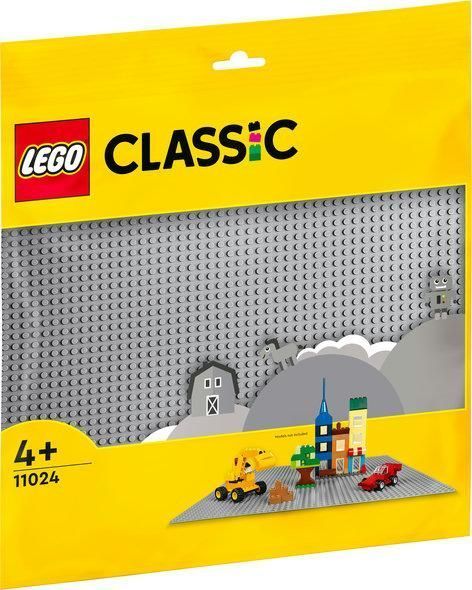 Конструктор LEGO Classic Сіра базова пластина 1 деталь (11024) 11024 фото