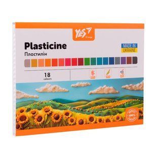 Пластилін Yes Orange Line 18 кольорів 360 г 540691 фото