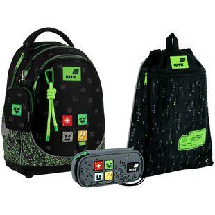 Школьный набор Kite Education Pixel SET_K26-724S-4 (рюкзак, пенал, сумка) SET_K26-724S-4 фото
