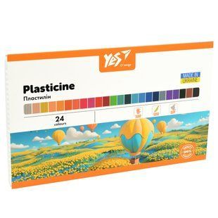 Пластилін Yes Orange Line 24 кольори 480 г 540692 фото