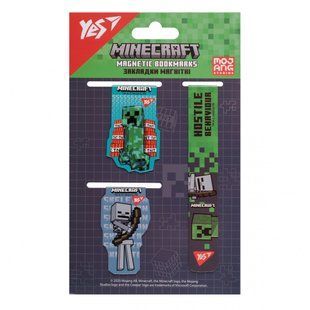 Закладки магнитные Yes Minecraft 3 шт (708347) 708347 фото