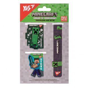 Закладки магнитные Yes Minecraft.Boom 3 шт (708345) 708345 фото