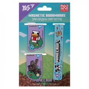 Закладки магнитные Yes Minecraft.Spring 3шт. (708344) 708344 фото