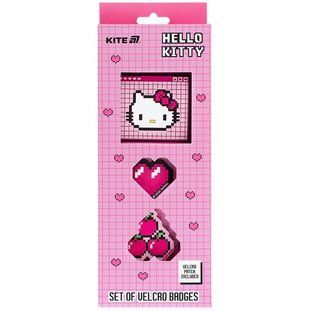 Набір бейджів на липучці Kite Hello Kitty HK25-3012-2, 3 шт. HK25-3012-2 фото